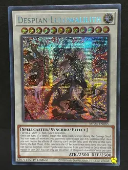 YUGIOH! Despian Luluwalilith MP24-EN085 Prismatic Secret Rare 1st Edition NM - Image 1