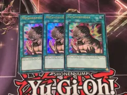 YUGIOH! 3x Metamorphosis MP25-EN299 Ultra Rare 1st Edition NM PLAYSET EURO - Image 1