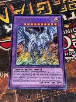 YUGIOH! Blue-Eyes Twin Burst Dragon SHVI-EN099 Secret Rare Unlimited NM - Image 1