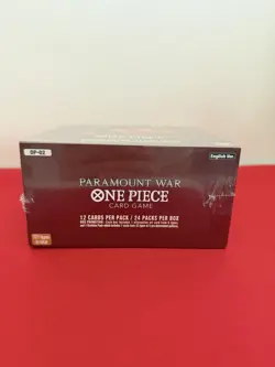 One Piece OP02 Paramount War Booster Box English RED BOTTOM SEALED 810059783546 - Image 2