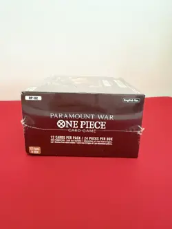 One Piece OP02 Paramount War Booster Box English RED BOTTOM SEALED 810059783546 - Image 3