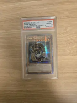 PSA 10 - Yu-Gi-Oh Card - LC01-EN005 - DARK MAGICIAN (25th QCSR Holo) - GEM MINT - Image 2