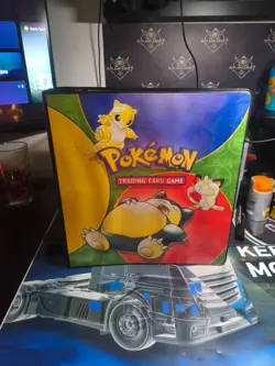 Vintage 1999 Pokemon Trading Card Game 3-ring binder.with pouches - Image 1