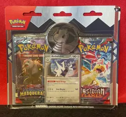⚡Pokemon TCG Archaludon Foil Card & Coin—Twilight Masquerade/Obsidian Flames⚡ - Image 1