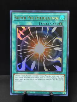 Yu-Gi-Oh! Super Polymerization RA03-EN053 Ultra Rare 1st Edition Near Mint - Image 1