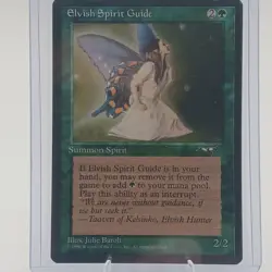 Elvish Spirit Guide 1996 Alliances MTG Light Played Vintage Magic The Gathering - Image 2
