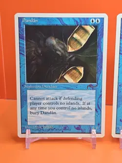 🔵🔵🔵 (4) 1995 Magic The Gathering CHRONICLES DANDAN NEAR MINT 🔵🔵🔵 - Image 2