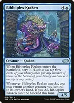 Biblioplex Kraken (J22-010) - uncommon Near Mint - Image 1