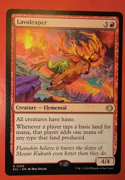 MTG, LORWYN ECLIPSED: LAVALEAPER , RARE, 0150, REGULAR FINISH, NM/ ECL - Image 1