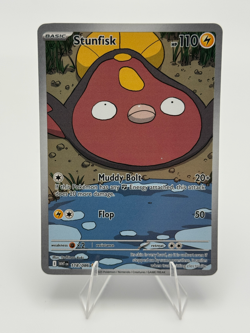 Stunfisk 118/086 Sv: White Flare Holo Pokemon TCG - NM - Image 1