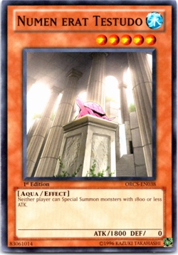 Numen erat Testudo - TSHD-EN032 - Common - 1st Edition - Yugioh - Image 1