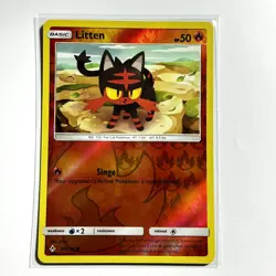 Litten 26/214 Common Reverse Holo Card SM - Unbroken Bonds SM10 Pokemon TCG LP - Image 1