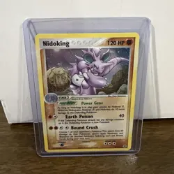 Pokemon Nidoking 120 HP Holo Rare FireRed & LeafGreen 8/112 Stage 2 English - Image 1
