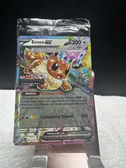 Pokemon SEALED Eevee ex 075/131 Prismatic Evolutions Suprise Box Stamped Promo - Image 1