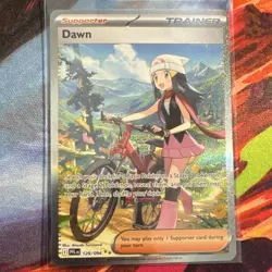 Pokemon Dawn Trainer-Supporter Full Art Holo 129/094 Phantasmal Flames SIR Card - Image 1