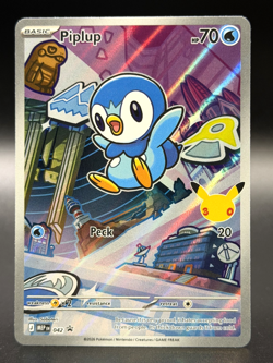 Piplup 2026 Pokemon MEP 042 Promo First Partner Illustration Rare Pokemon TCG NM - Image 1