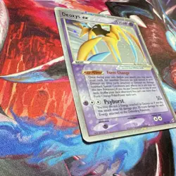 Pokemon Deoxys ex 98/107 EX Deoxys Holo Ultra Rare 110HP Psychic Card - Image 5