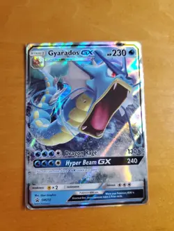 Pokemon Hidden Fates Gyarados GX SM212 Black Star Promo - Image 1