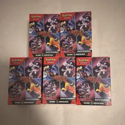 Pokemon TCG Destined Rivals Booster Bundle Box English 2024 5x Mewtwo Ho-Oh - Image 1