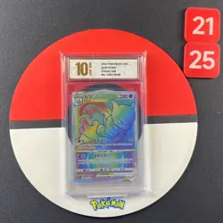 Pokemon TCG Chinese Sword & Shield cs5aC - 160 HR Mewtwo Vstar Rainbowb Grade10 - Image 1