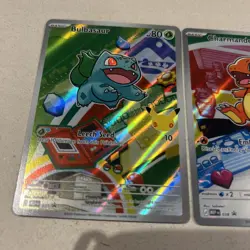 Pokemon TCG First Partner Illustration Collection Series 1 Kanto Starter Set - Image 3