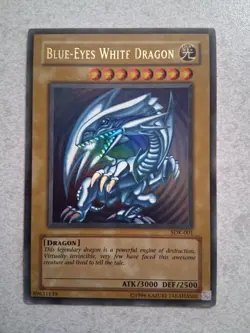Yu-Gi-Oh Edition 2002 Blue Eyes White Dragon SDK-001 Unlimited Edition Good... - Image 3