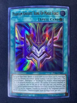 Phantom Knights’ Rank-Up-Magic Force - PHRA-EN051 Ultra Rare 1st ed NM Yugioh - Image 1
