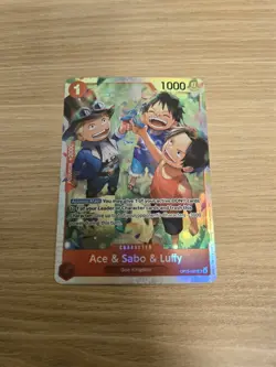 Ace & Sabo & Luffy OP13-007 SR | NM | Carrying on His Will | One Piece TCG | EN - Image 2