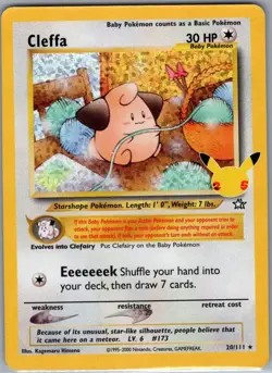Cleffa 20/111 Celebrations: Classic Collection - Pokemon Card - NM - Image 1