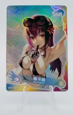 Maiden Party Waifu Holographic Card SSR Scathach SSR-177 - Image 1