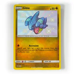 Pokemon - Gible - SV38/SV94 - SM Hidden Fates - Shiny Vault Card - Image 1