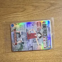 Bandai Namco Monkey.D.Luffy Promo Holo Card College Basketball US Voyage - Image 3