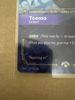 Teemo - Scout (GG EZ) - RIFTBOUND Organized Play Promotional Cards (OPP) - Image 3