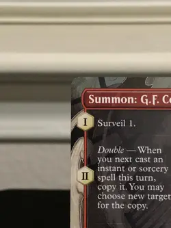 MTG Final Fantasy Summon GF Cerberus Borderless 0368 Regular - Image 3