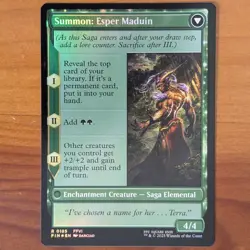 Esper Origins - Prerelease Foil Promo - Final Fantasy VI MTG FF6 - Image 2
