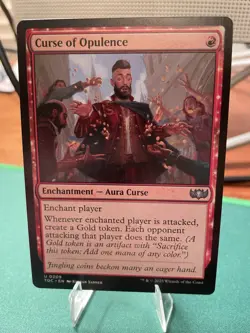 2025 MTG Curse of Opulence U Commander: Tarkir: Dragonstorm 209 NM Magic - Image 3