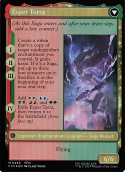 2025 Magic: The Gathering Final Fantasy Terra, Magical Adept #245 Foil - Image 2