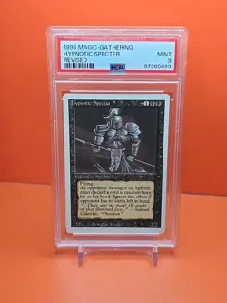⚫⚫⚫ 1994 Magic The Gathering HYPNOTIC SPECTER Revised PSA 9 ⚫⚫⚫ - Image 1
