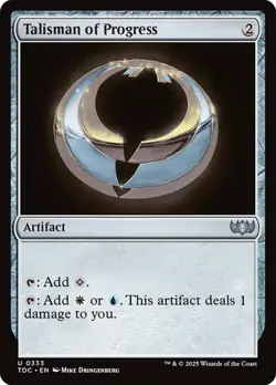 NM Talisman of Progress, MTG, Tarkir: Dragonstorm, Magic the Gathering, 333 - Image 1