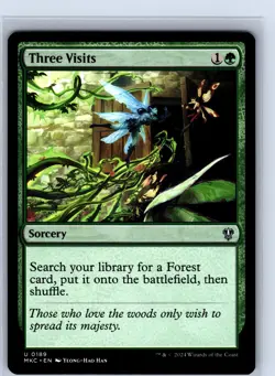 Magic_the_gathering Commander: Murders at Karlov Manor #189 Three Visits .VO4 - Image 1