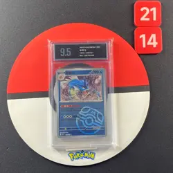 Pokemon TCG S-Chinese 151C Gyarados 130/151 Master Ball Grade9.5 - Image 1