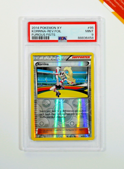 Pokemon PSA 9 Korrina #95 Reverse Foil XY Furious Fists 2014 English - Image 1
