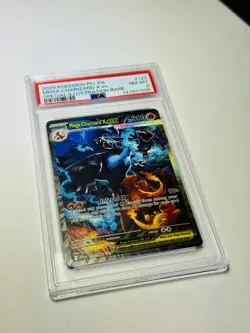 2025 POKEMON PFL SPECIAL ILLUSTRATION RARE #125 MEGA CHARIZARD X EX PSA 8 - Image 4