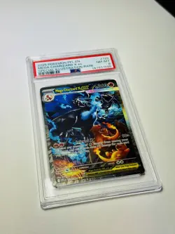 2025 POKEMON PFL SPECIAL ILLUSTRATION RARE #125 MEGA CHARIZARD X EX PSA 8 - Image 5