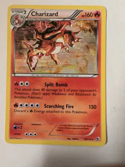 Pokemon TCG Legendary Treasures Cosmos Holofoil Charizard 19/113 Near Mint - Image 1