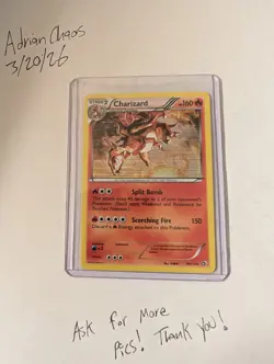 Pokemon TCG Legendary Treasures Cosmos Holofoil Charizard 19/113 Near Mint - Image 2