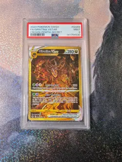 Pokemon TCG Giratina VSTAR (Secret) Gg69/Gg70 Crown Zenith: PSA 9 - Image 1
