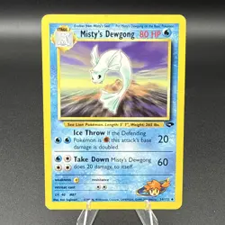 Misty’s Dewgong 54/132 Pokemon Gym Challenge Uncommon WOTC Vintage - Image 1