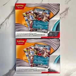 Pokemon Mabosstiff ex Showcase Box Lot of 2 Sealed - Image 1