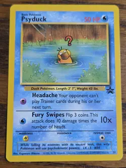 Pokemon Wotc Black Star Promo # 20 Psyduck,,not played - Image 1
